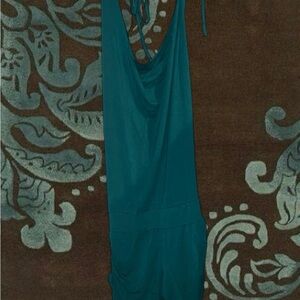 Umba Handmade Teal Halter Romper